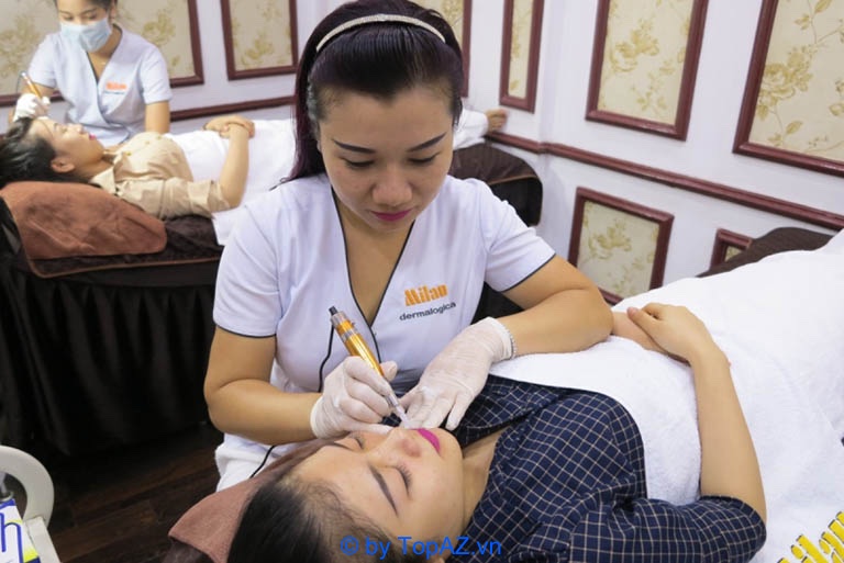 dạy nghề phun xăm thẩm mỹ Hà Nội