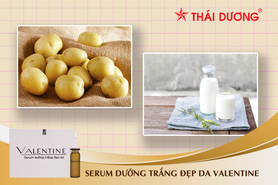 Làm trắng da bằng khoai tây và sữa tươi