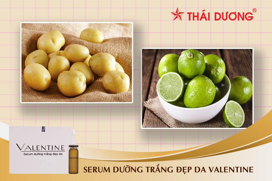 Cách làm trắng bằng bằng khoai tây và nước cốt chanh