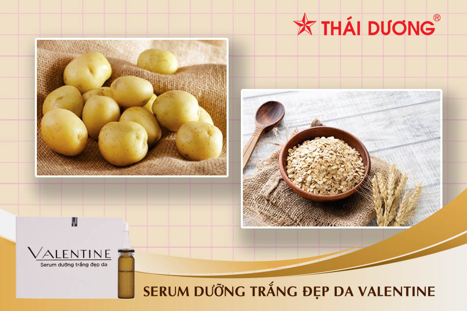 Cách làm trắng bằng bằng khoai tây và bột yến mạch