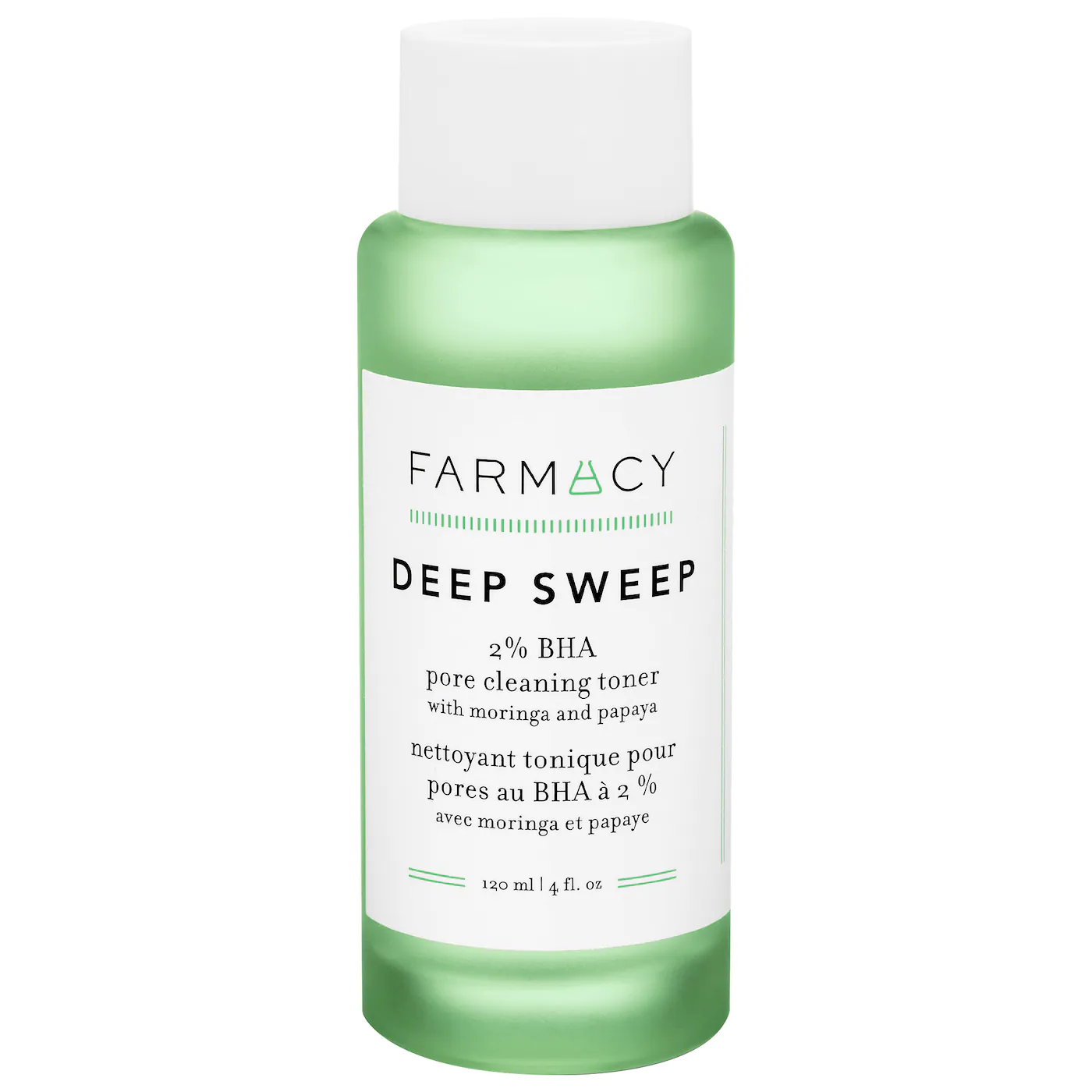 FARMACY DEEP SWEEP 2% BHA PORE CLEANING TONER WITH MORINGA + PAPAYA FARMACY DEEP SWEEP 2% BHA PORE CLEANING TONER WITH MORINGA + PAPAYA