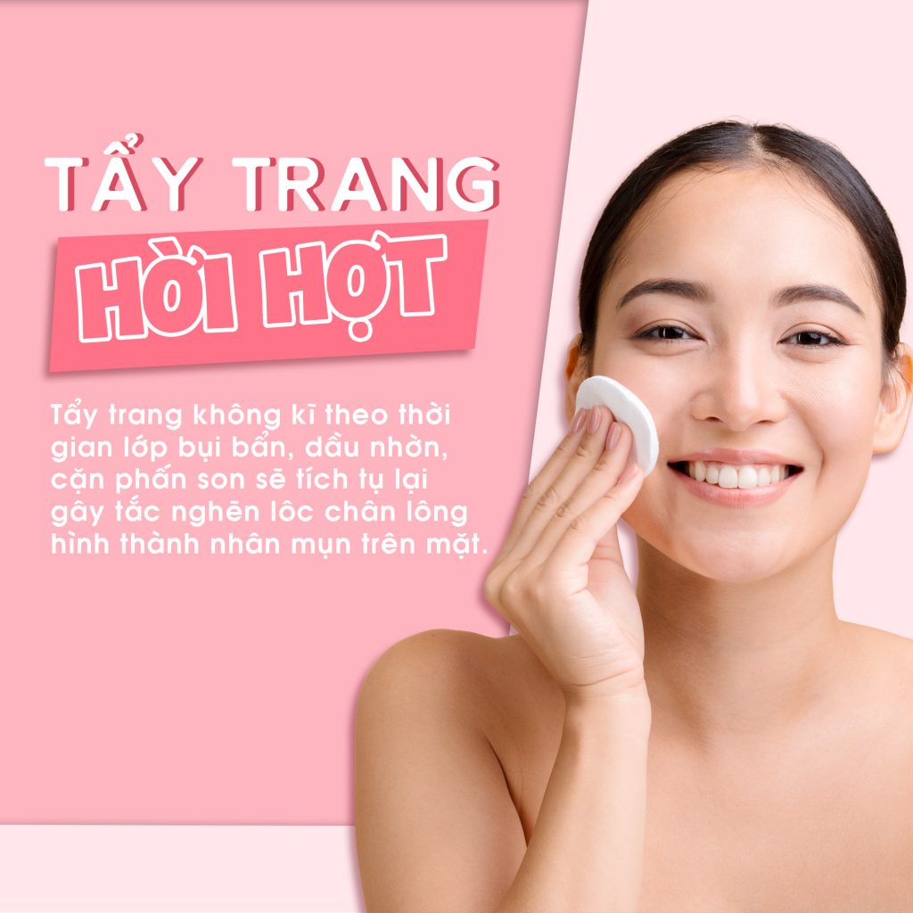 tẩy trang hời hợt