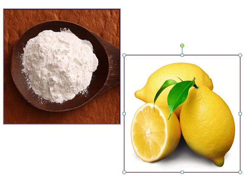 Chanh tươi cùng bột mì